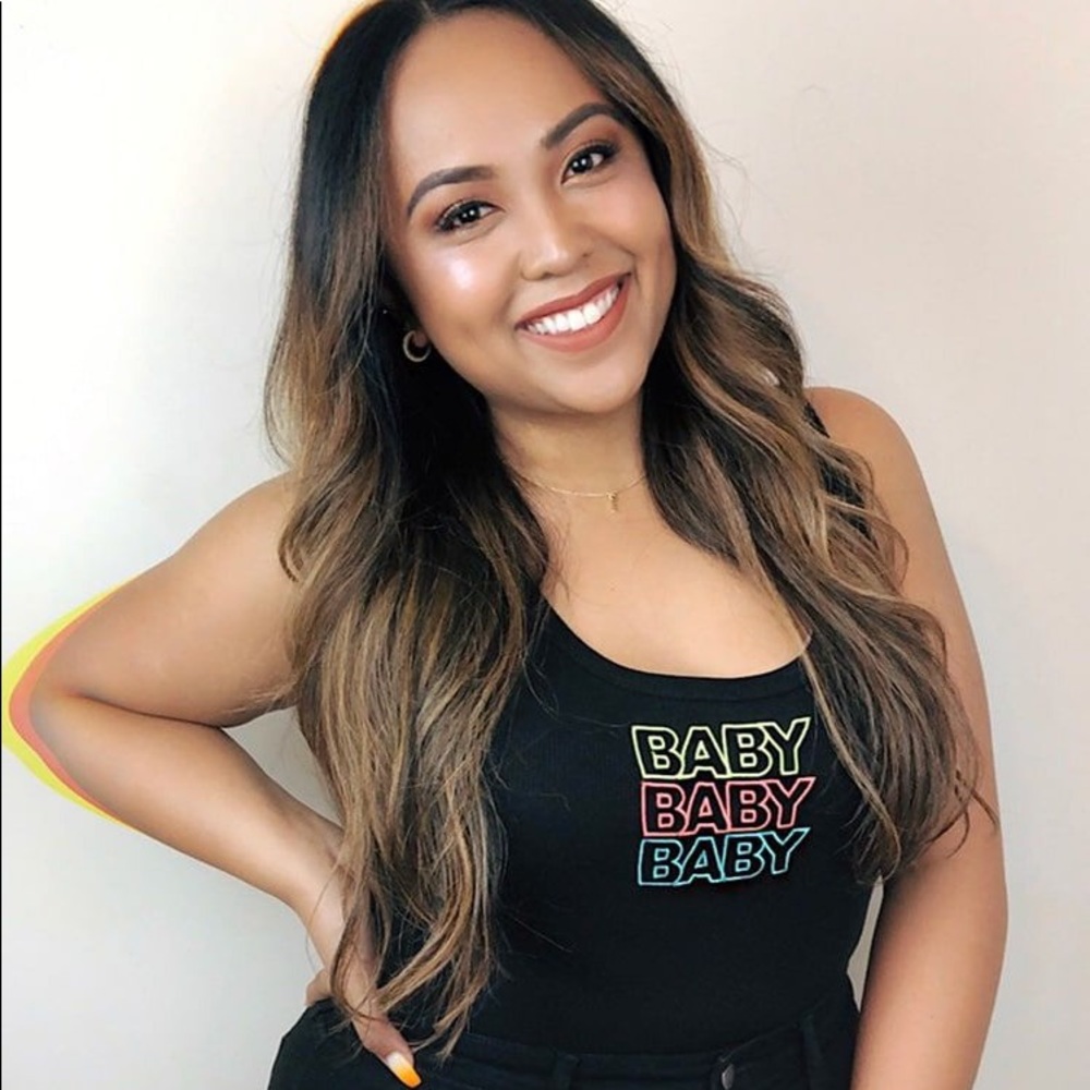 FOREVER 21 Baby Graphic Tank Top